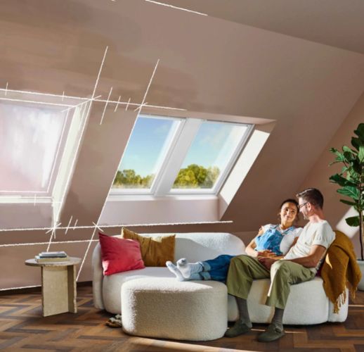 Poddasze użytkowe z oknami dachowymi VELUX